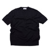 T-Shirt in maglia in Cotone Leggero - Variante Nero - Immagine 6