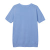 T-Shirt in maglia in Cotone Leggero - Variante Celeste - Immagine 4