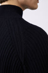 Giacca zip in Lana Merino extrafine