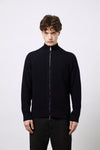 Giacca zip in Lana Merino extrafine