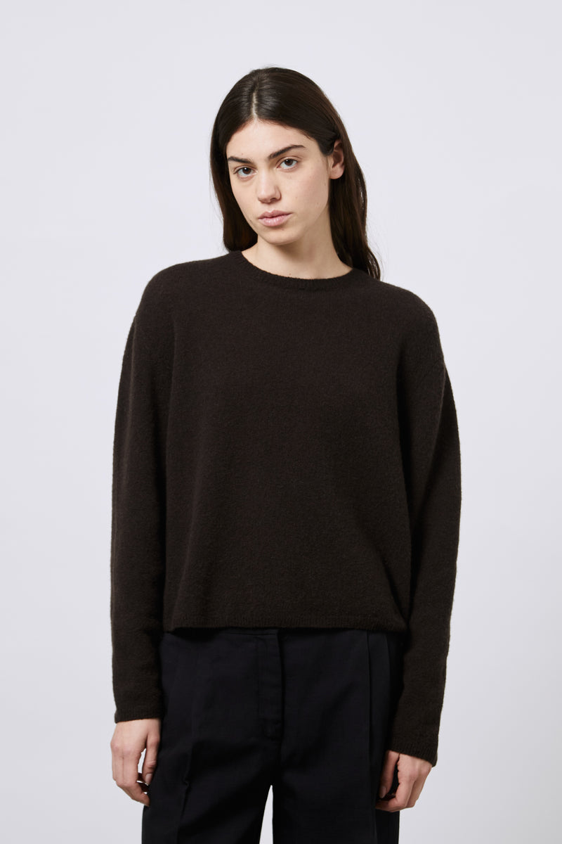 Girocollo nuvola in Cashmere e Lana