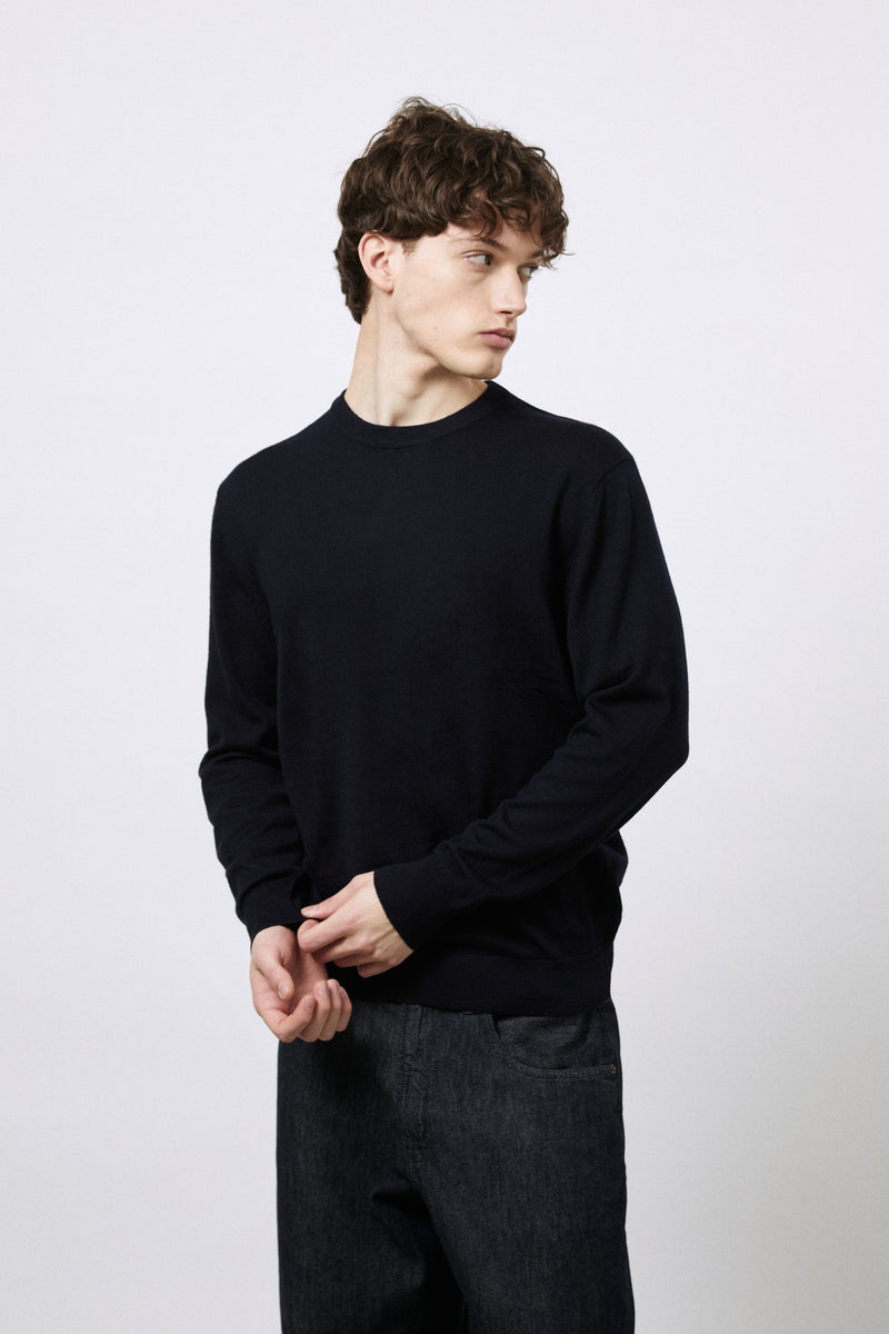 Girocollo in Lana Merino extrafine