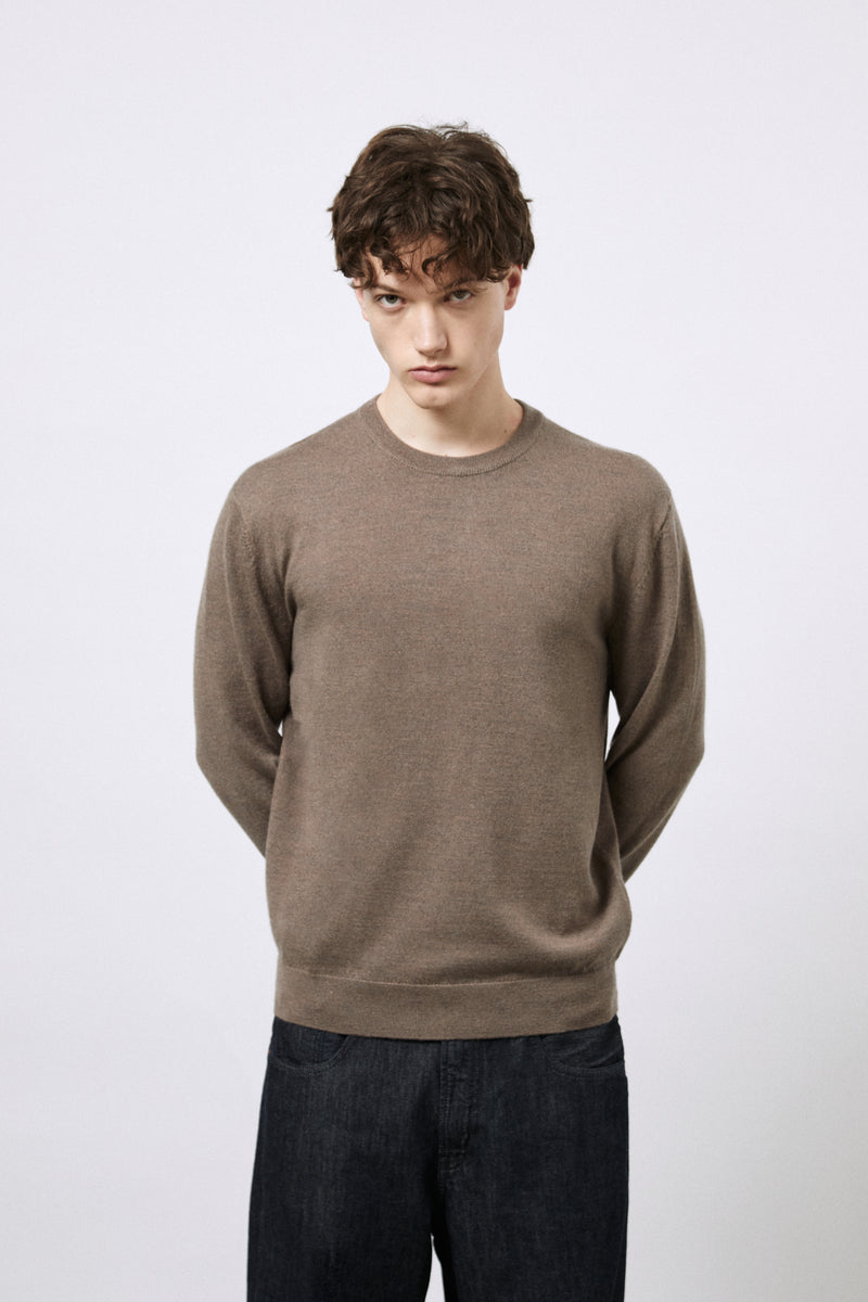 Girocollo in Lana Merino extrafine