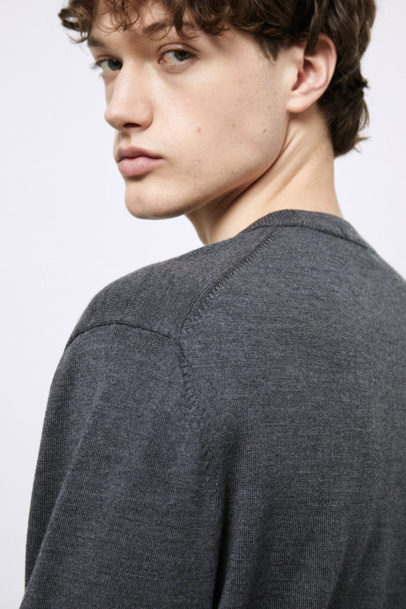 Girocollo in Lana Merino extrafine