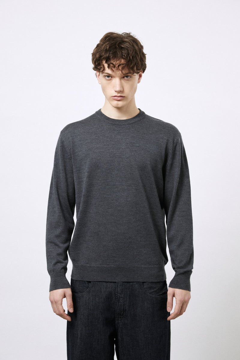 Girocollo in Lana Merino extrafine