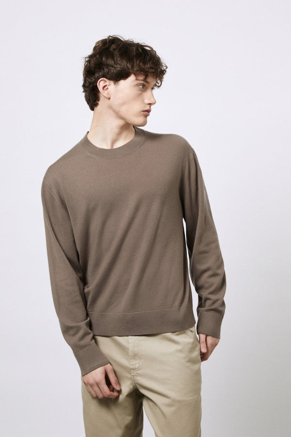 Girocollo in Cashmere e Lana Merino extrafine