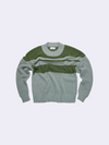 Girocollo in maglia Bicolor con Rotture
