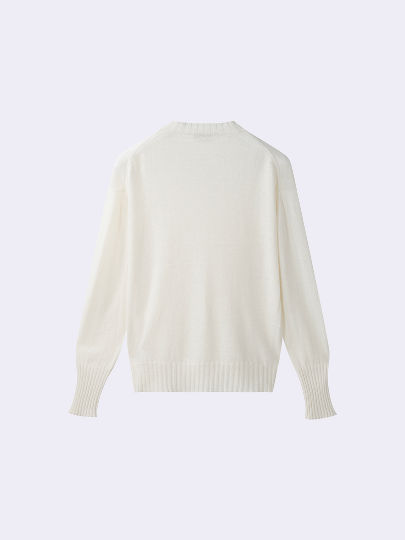 Girocollo in Lino e Cashmere