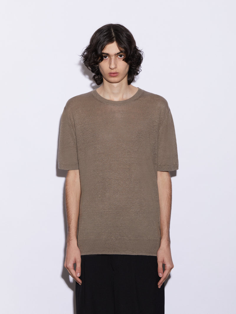 Leinen-T-Shirt