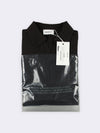 Buttonless polo shirt in extra-fine Merino wool
