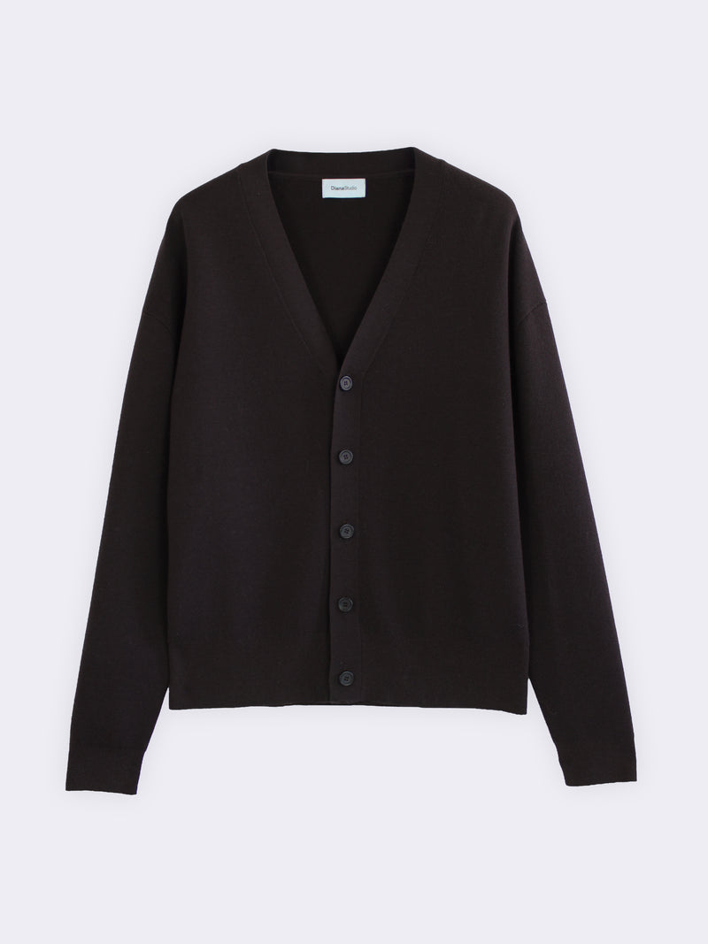 Cardigan in Lana Merino punto Milano