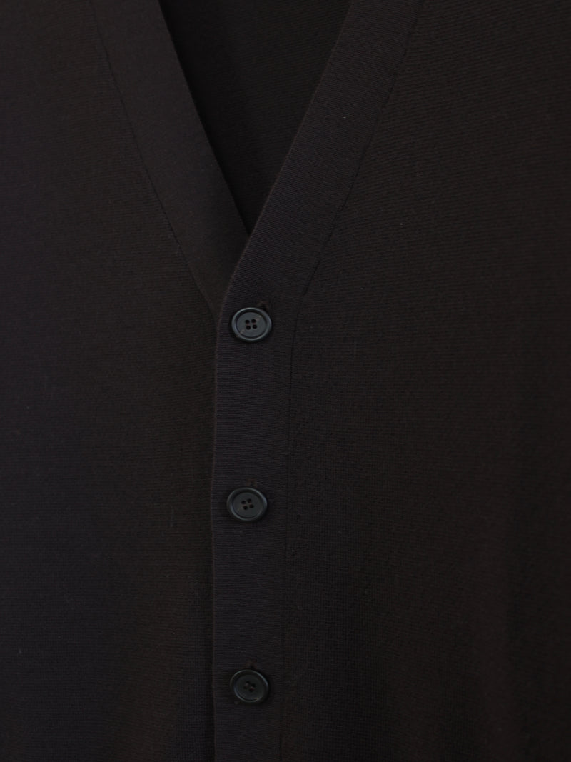 Cardigan in Lana Merino punto Milano