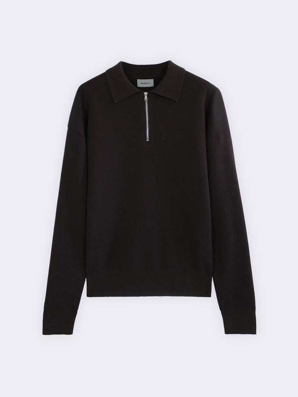 Milano Stitch Merino Wool Polo Shirt