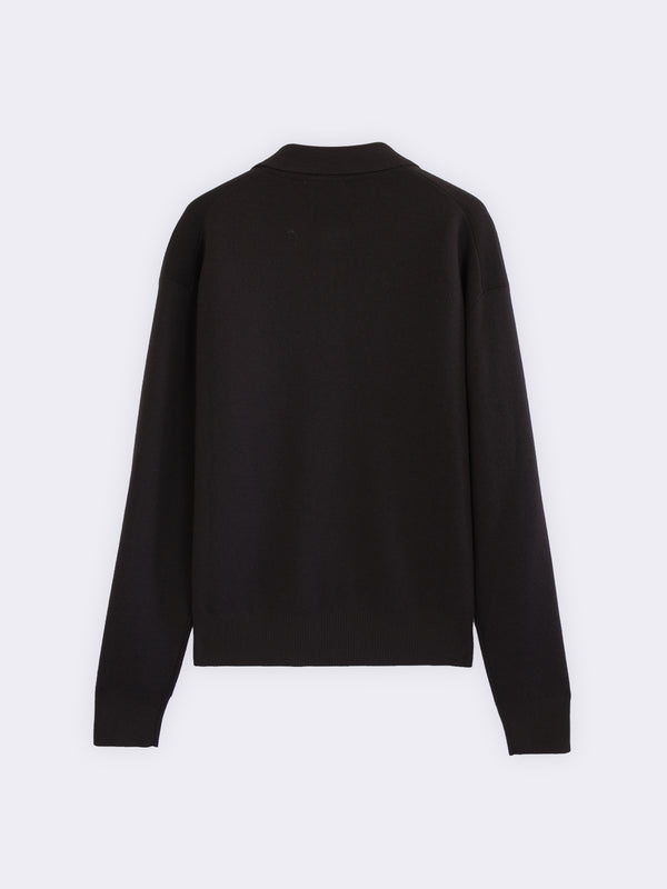 Milano Stitch Merino Wool Polo Shirt