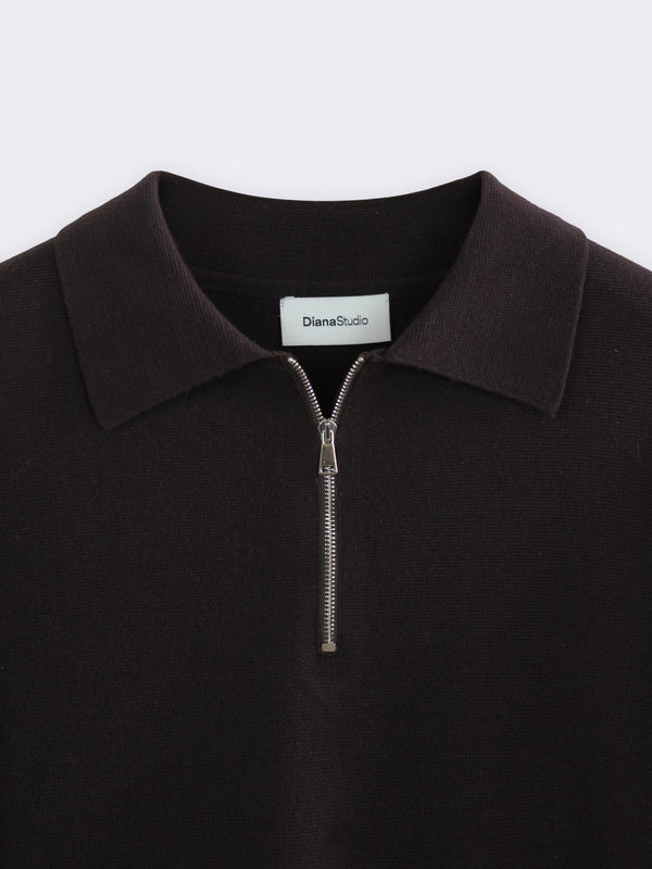 Milano Stitch Merino Wool Polo Shirt