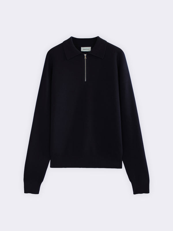 Milano Stitch Merino Wool Polo Shirt