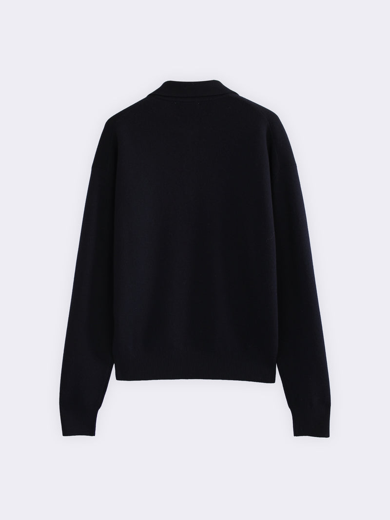 Milano Stitch Merino Wool Polo Shirt