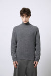 Pure Wool Mock Neck Sweater with Casentino Finish