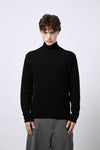 Pure Wool Mock Neck Sweater with Casentino Finish