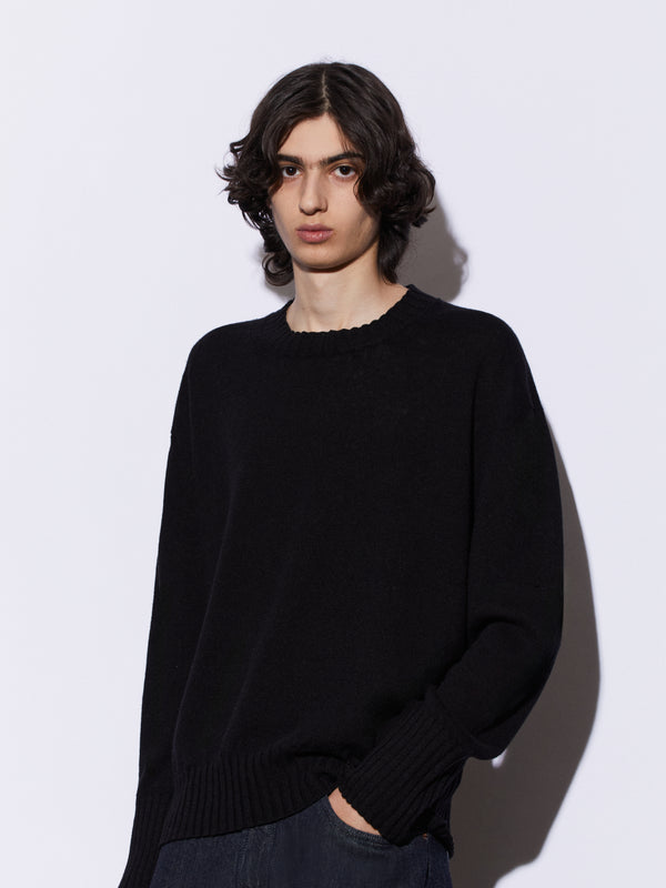 Girocollo in Lino e Cashmere