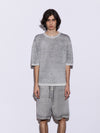 T-shirt in Lino aerografata a mano