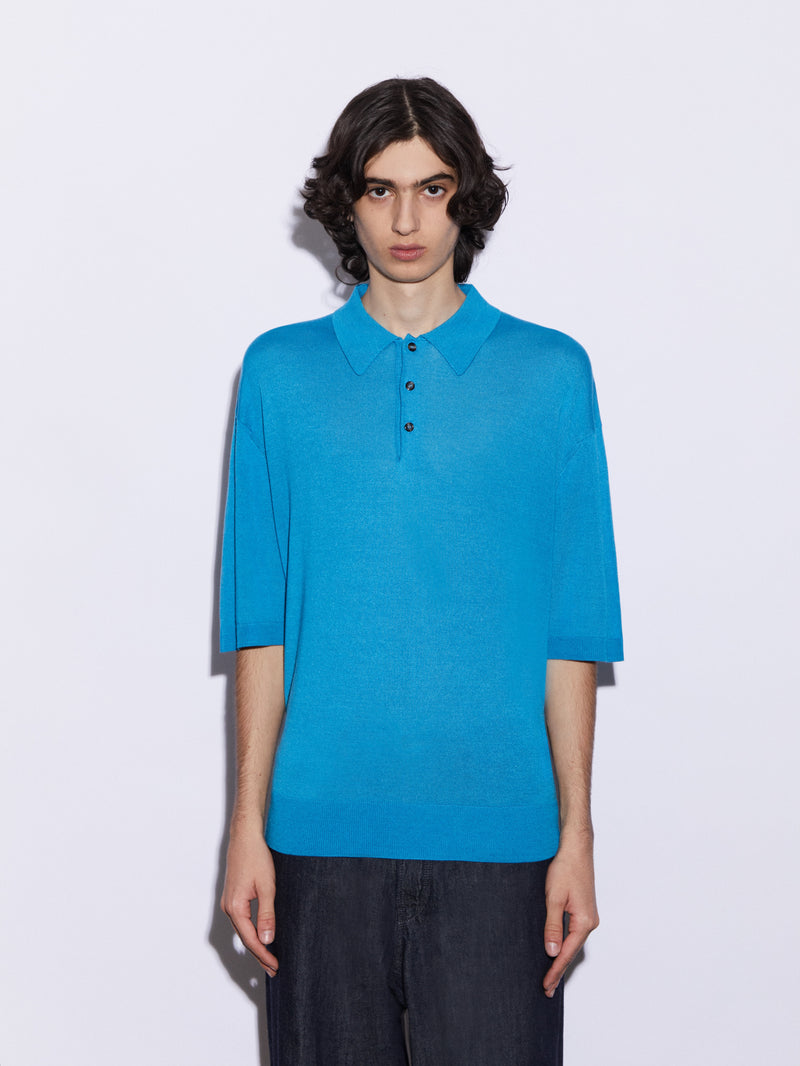 Polo in Micromodal e Seta
