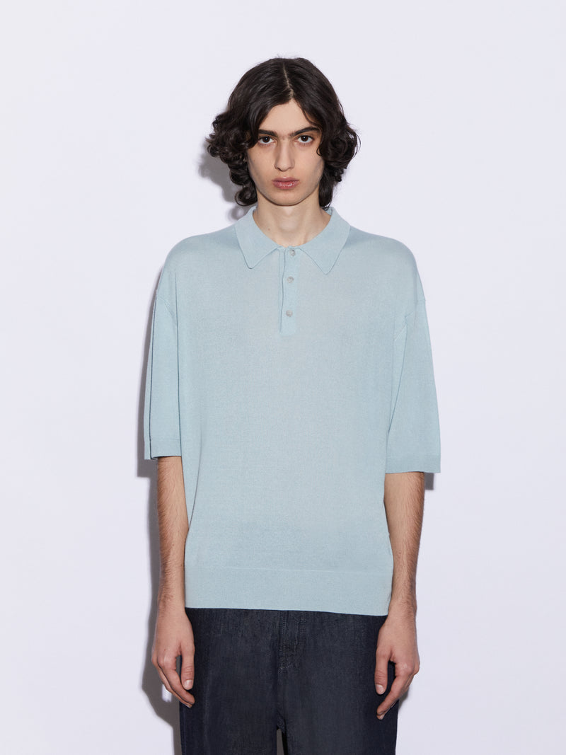 Polo in Micromodal e Seta