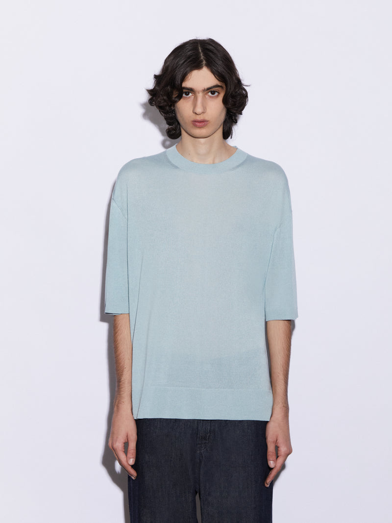 T-shirt in Micromodal e Seta