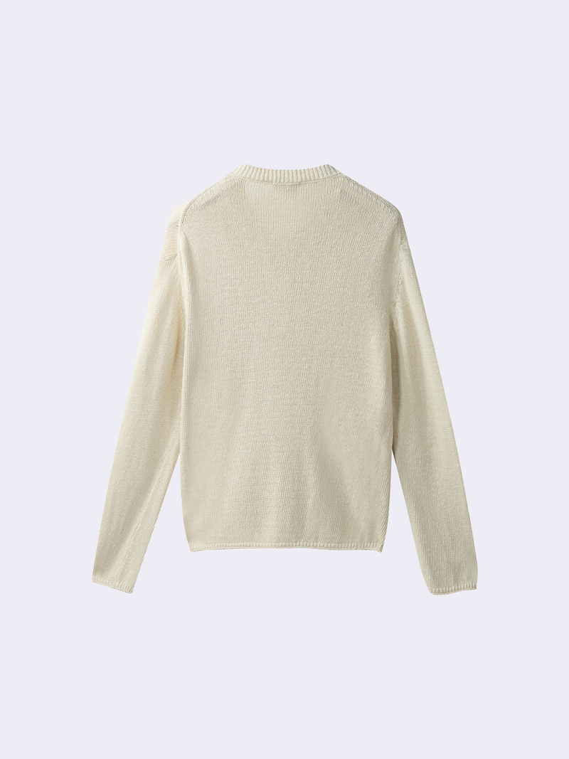 Maglia scollo a V over in Cotone