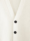 Basic-Cardigan aus Perlenstrick