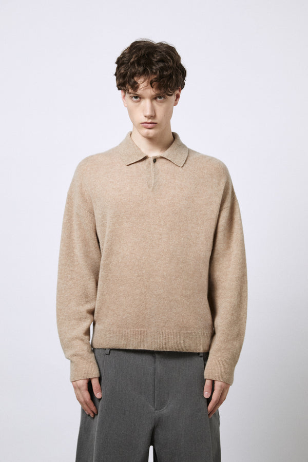 Polo nuvola in Cashmere e Lana
