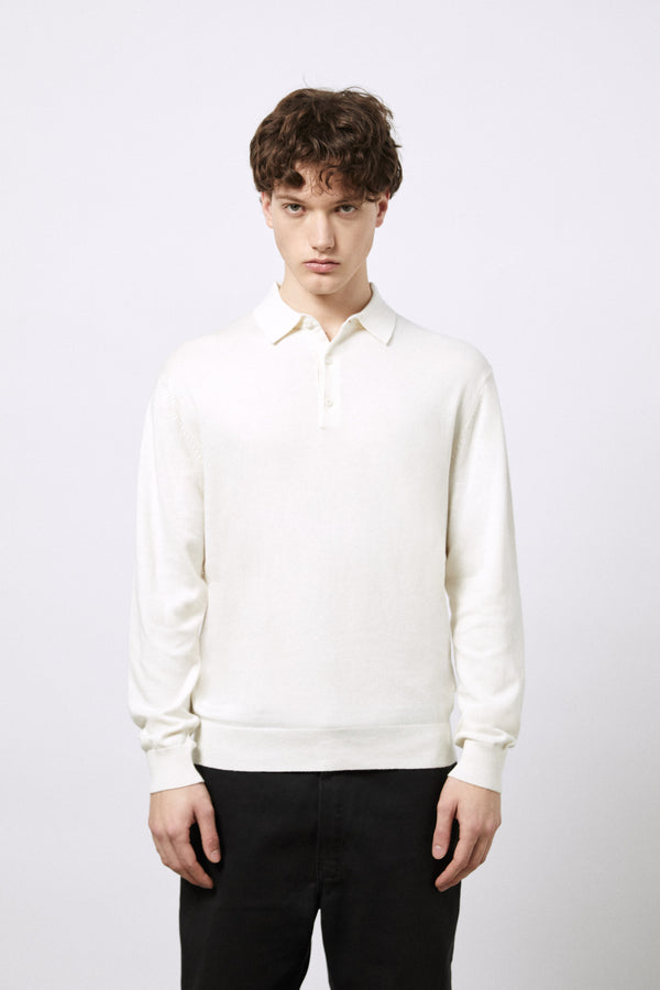 Polo in Cotone e Cashmere