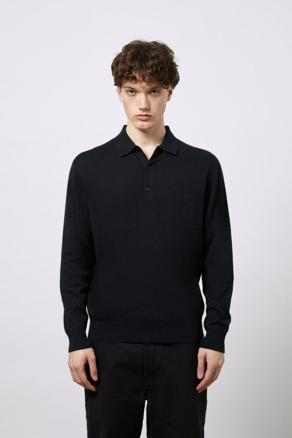 Polo in Cotone e Cashmere