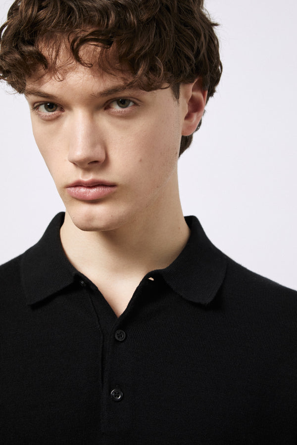 Polo in Cotone e Cashmere