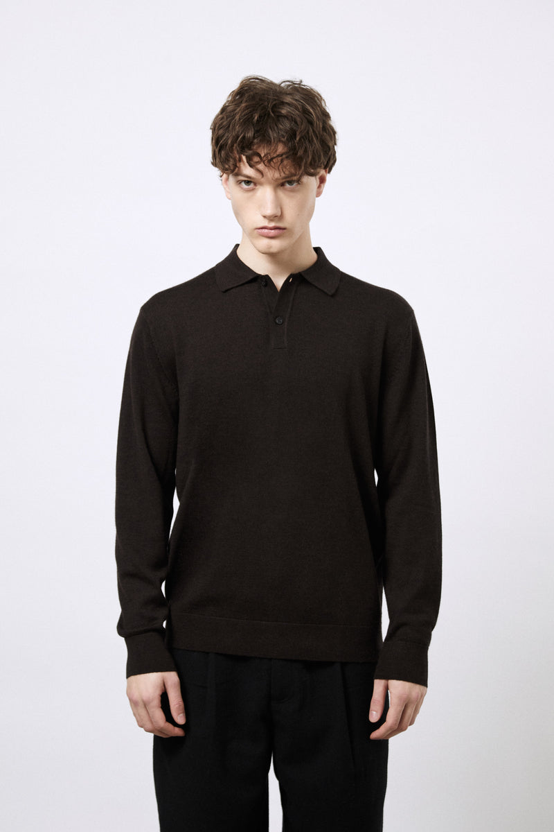 Polo in Lana Merino extrafine