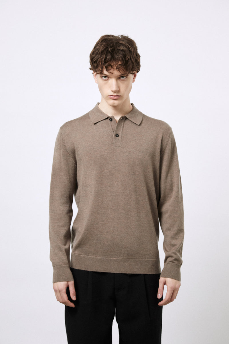 Polo in Lana Merino extrafine