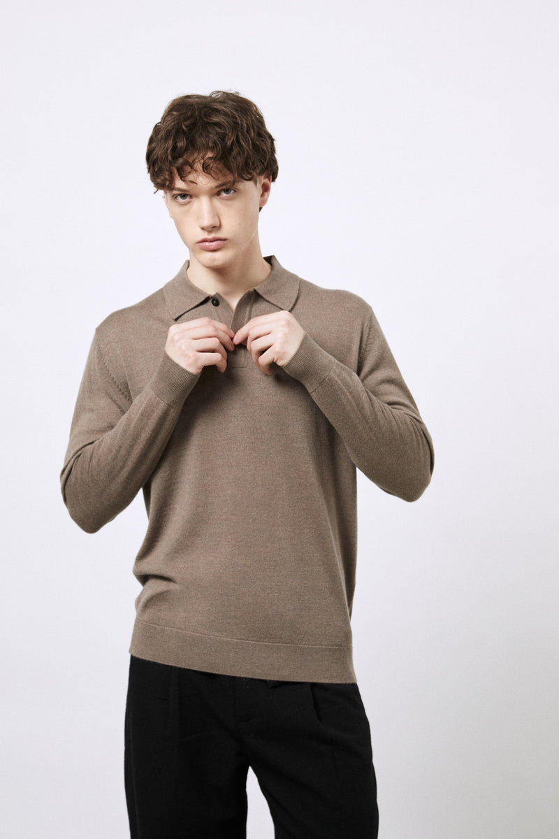 Polo in Lana Merino extrafine