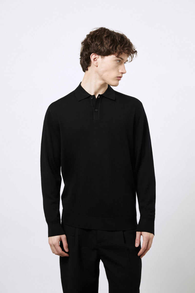 Polo in Lana Merino extrafine