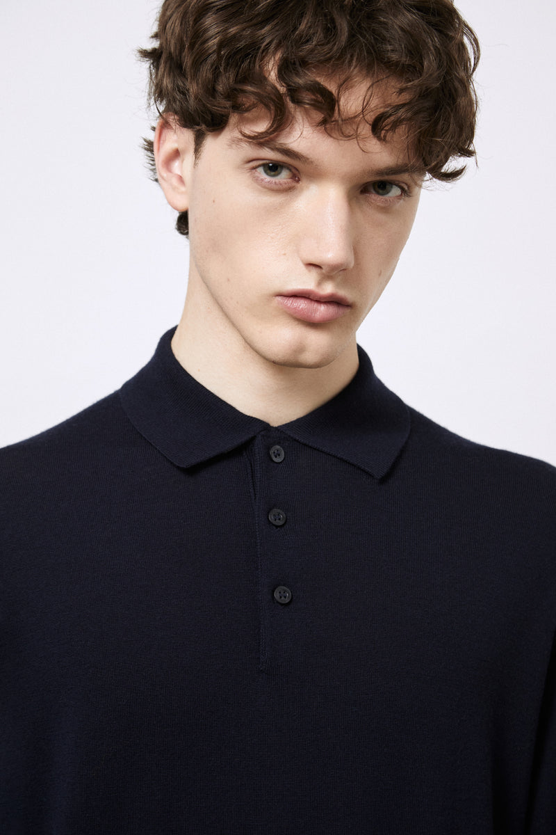Polo in Cashmere e Lana Merino extrafine