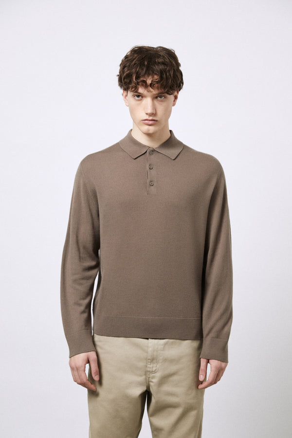 Polo in Cashmere e Lana Merino extrafine