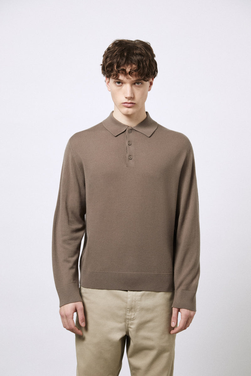 Polo in Cashmere e Lana Merino extrafine