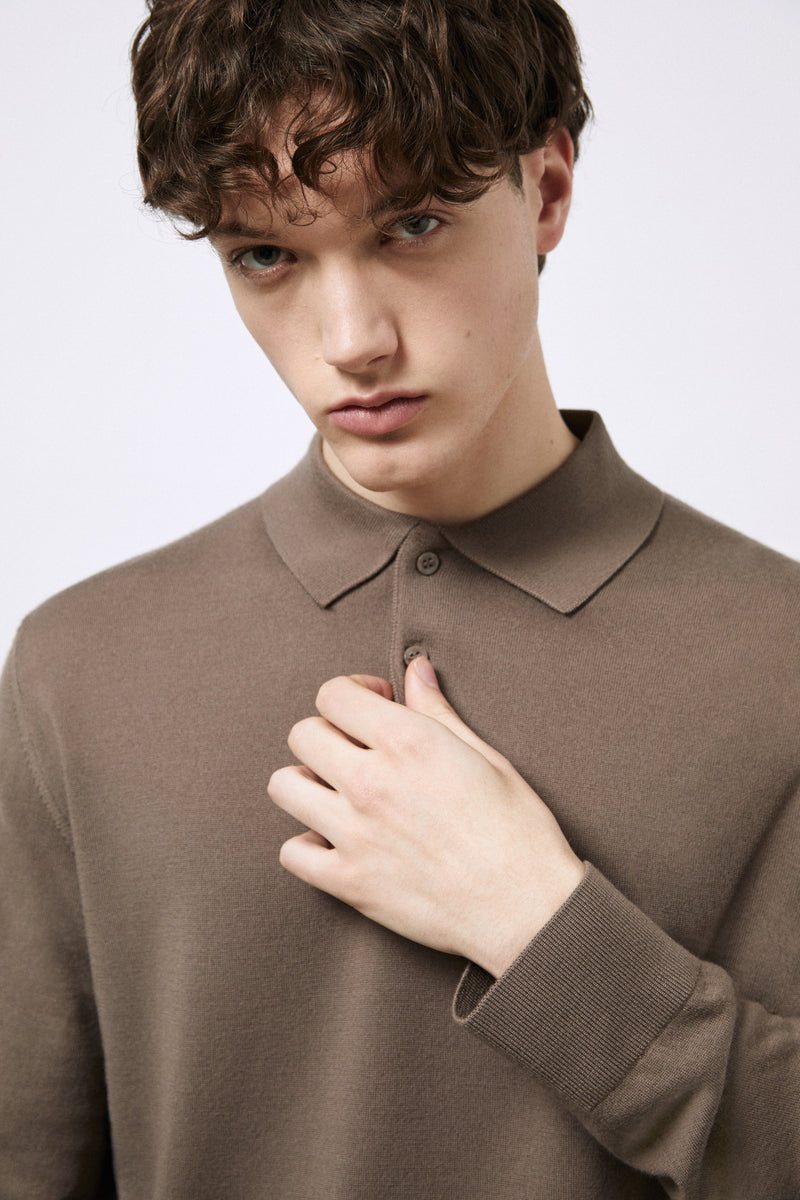 Polo in Cashmere e Lana Merino extrafine