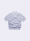 Polo in Cotone crêpe con microstruttura