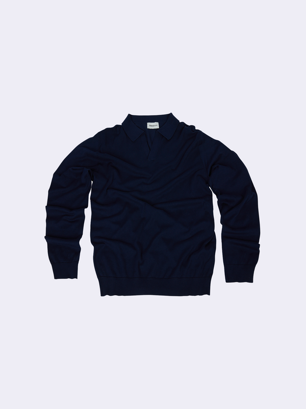 Polo senza bottoni in Cotone Leggero