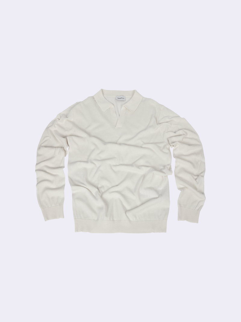Polo senza bottoni in Cotone leggero