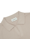 Polo senza bottoni a Maniche Lunghe in Cotone Leggero