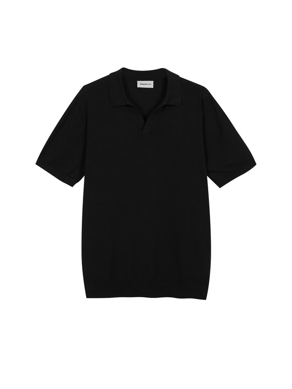 Polo senza bottoni in Cotone Leggero