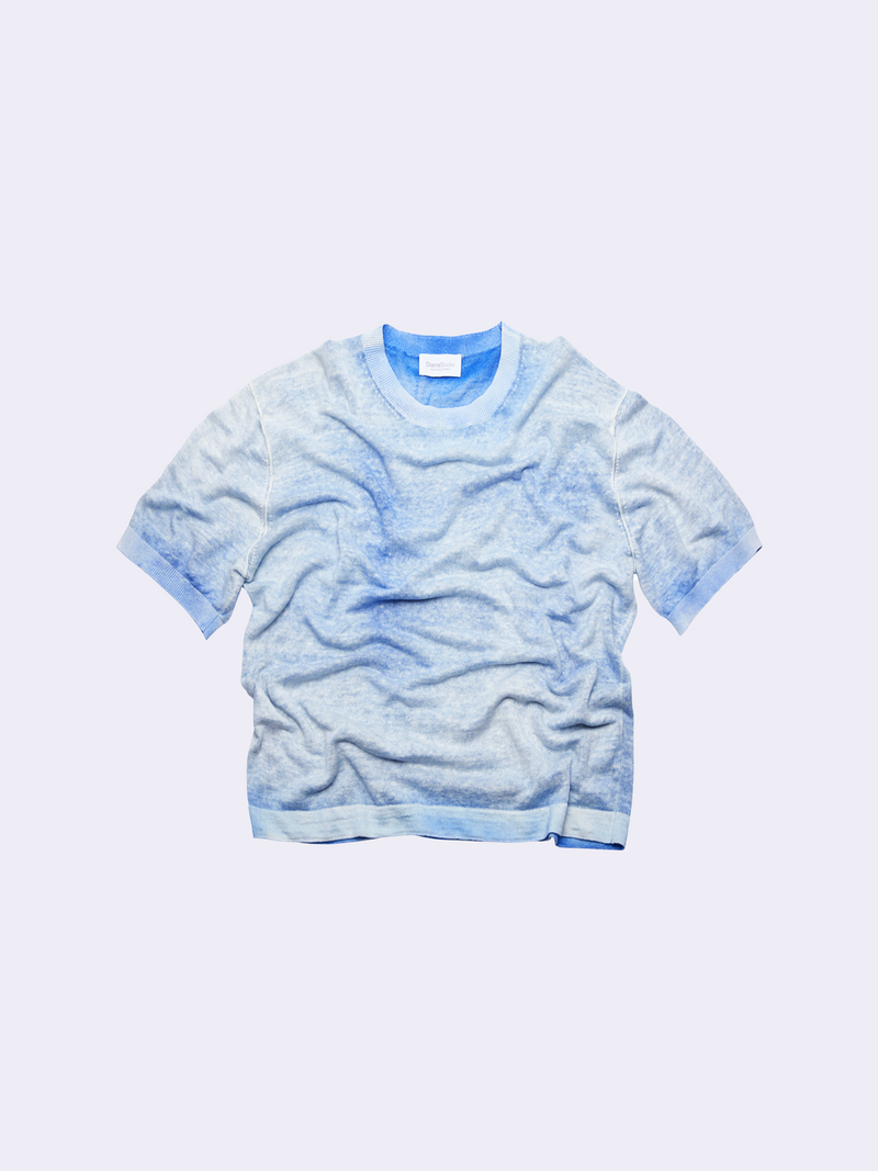 T-shirt in Lino aerografata a mano