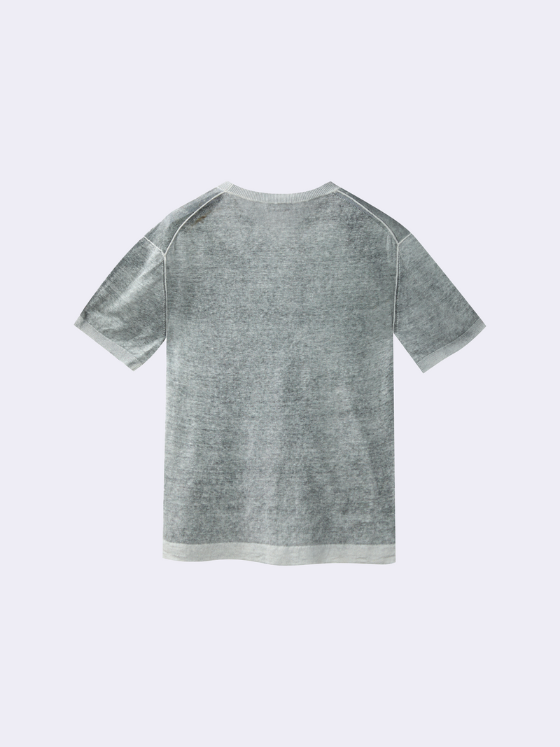 T-shirt in Lino aerografata a mano