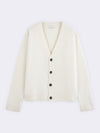 Pure Wool English Rib Cardigan